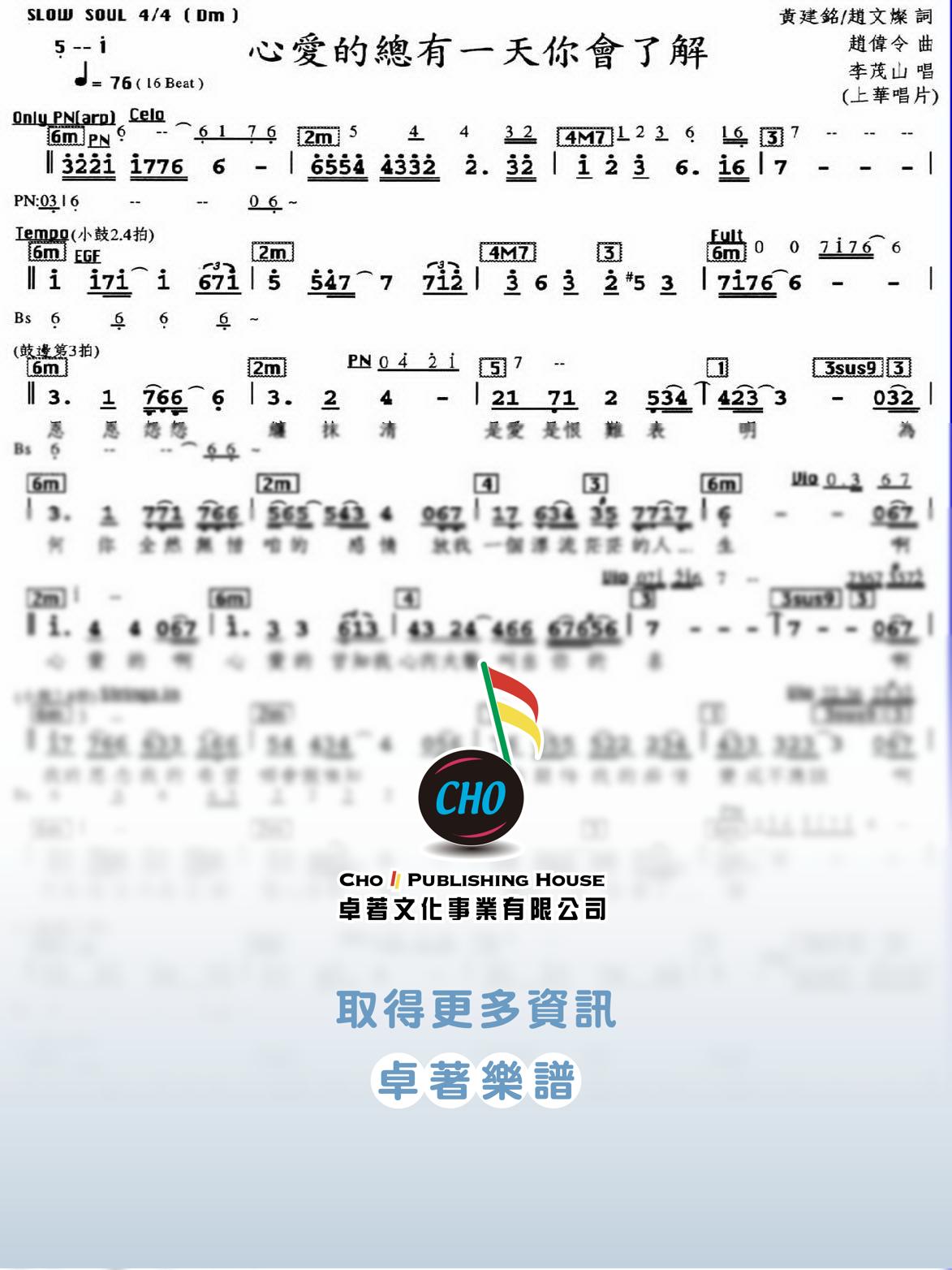 心愛的總有一天你會了解